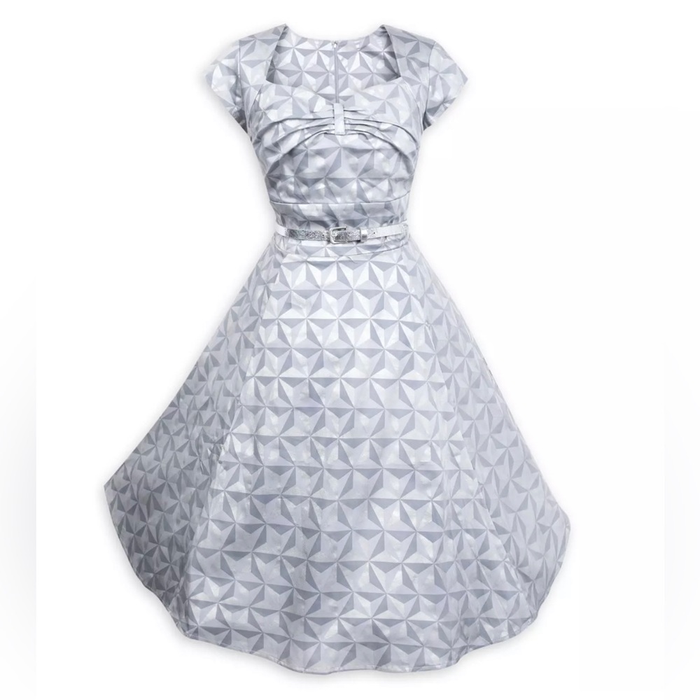 Disney Dress Shop Epcot Spaceship Earth fit and flare dress. Size L.